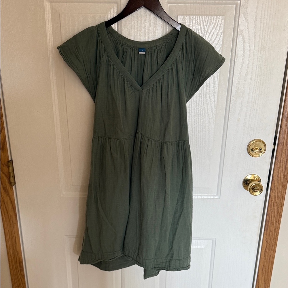 Old Navy Forest Green Mini Dress